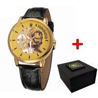 Часы наручные Patriot 022 Gold-Black Mechanic Я Українець