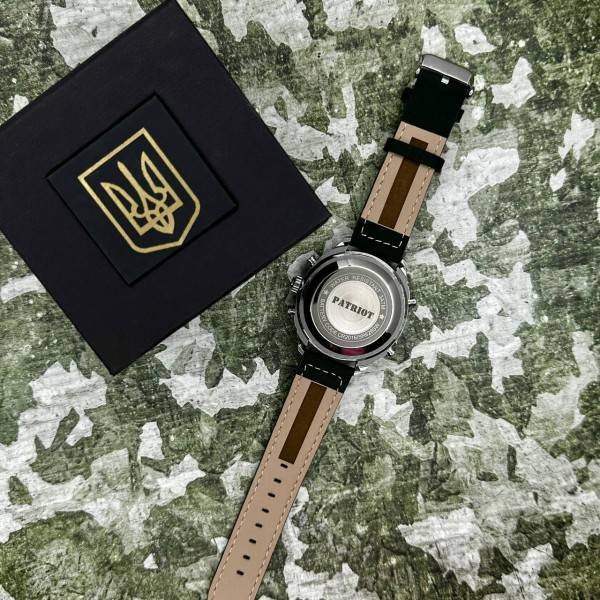 Часы наручные Patriot 017BKWT Тризуб золото Silver-White