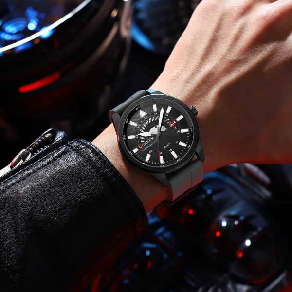 Годинник наручний Curren 8421 Gray-Black