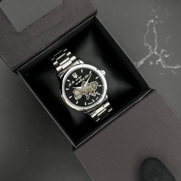 Patriot 022 Silver-Black Mechanic Metall Не Забуду Дім
