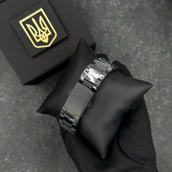 Часы наручные Patriot 022 Black-Gold Mechanic Metall Не Забуду Дім
