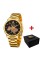 Годинник наручний Patriot 022 Gold-Black Mechanic Metall Не Забуду Дім