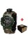 Годинник наручний Patriot 005 Тризуб золото Army Green Паракордовий ремінець Camo Green + Коробка.