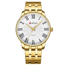Годинник наручний Curren 8422 Gold-White