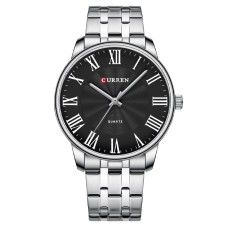 Годинник наручний Curren 8422 Silver-Black