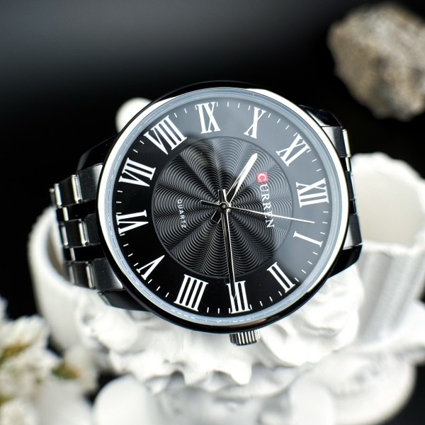 Годинник наручний Curren 8422 Silver-Black