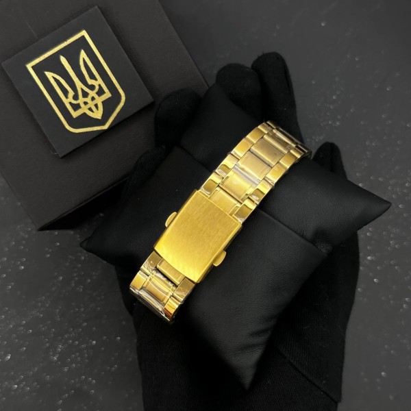 Часы наручные Patriot 022-3D Не Забуду Дім Gold-Gold Steel