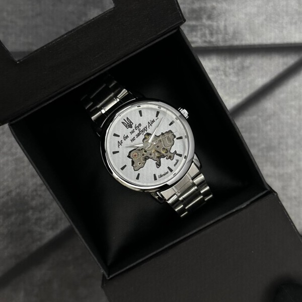 Годинник наручний Patriot 022 Silver-White Automatics Metall Не Забуду Дім