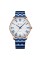 Годинник наручний Curren 8422 Blue-Gold-White
