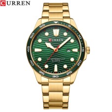 Годинник наручний Curren 8426 Gold-Green