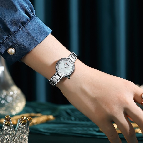 Годинник наручний Curren 9089 Silver-White