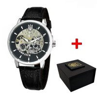 Часы наручные Ukrwatch Козак Silver-Black
