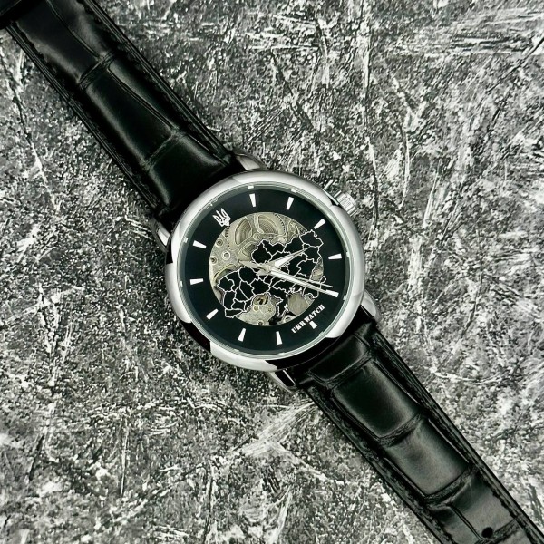 Годинник наручний Ukrwatch Україна Silver-Black