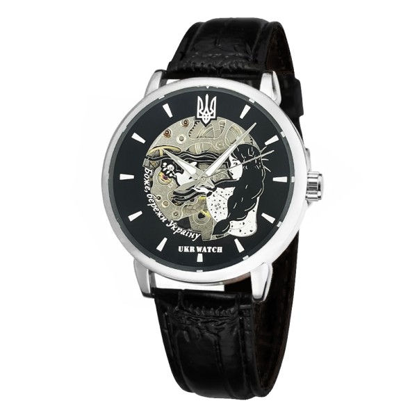 Ukrwatch Боже, Бережи Україну Silver-Black