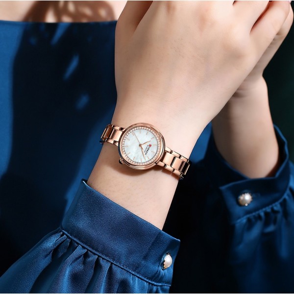 Годинник наручний Curren 9089 Gold-White