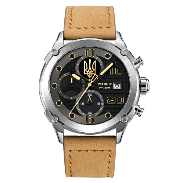 Patriot 016 Тризуб золото Silver Light Brown