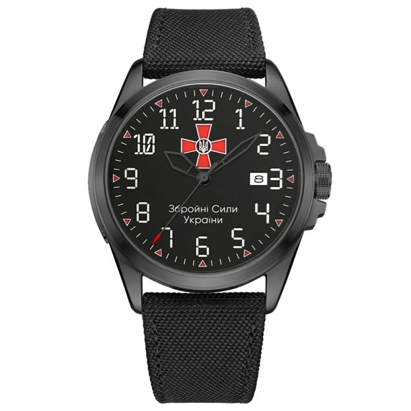 Годинник наручний Ukrwatch Hetman 040BKBK ЗСУ Automatic
