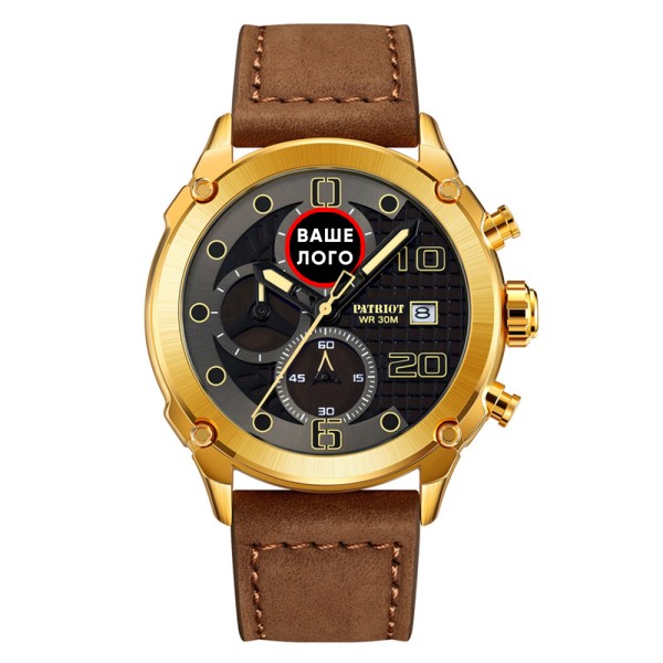 Patriot 016 Ваше Лого Gold-Black-Brown