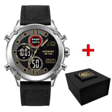 Годинник наручний Patriot 017 Ваше Лого Silver-Black