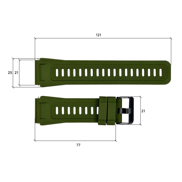 Ремешок для смарт часов K22 Army Green