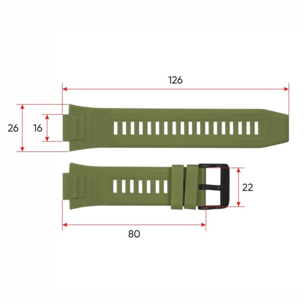 Ремешок для смарт часов Modfit Armor Army Green