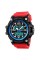 Skmei 1283 Black-Blue-Red Wristband
