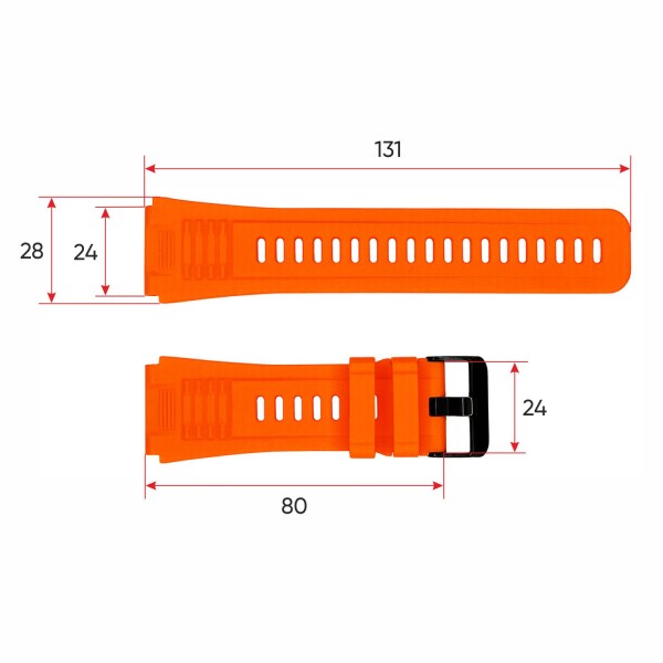 Ремінець для смарт годинника Modfit Expedition Compass Orange