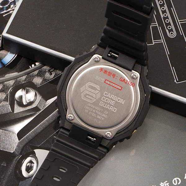Ремешок + безель (рант) для Casio G-Shock GA-2100 Transl SI