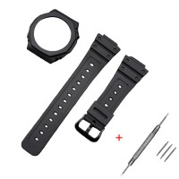 Ремешок + безель (рант) для Casio G-Shock GA-2100 Black BK