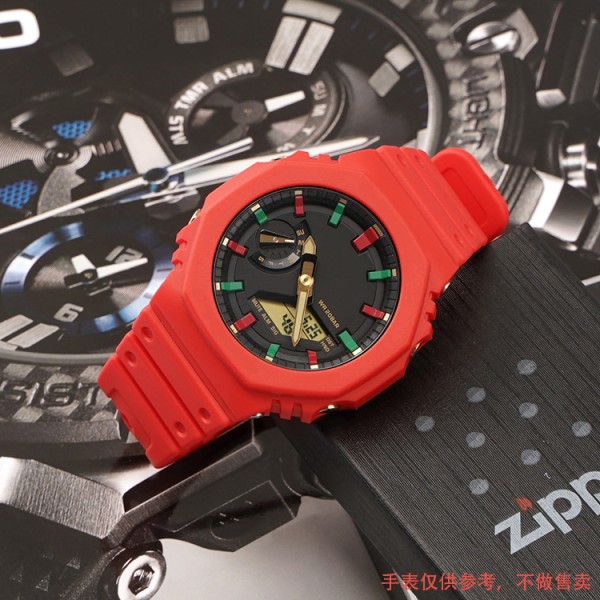 Ремінець + безель (рант) для Casio G-Shock GA-2100 Red GD