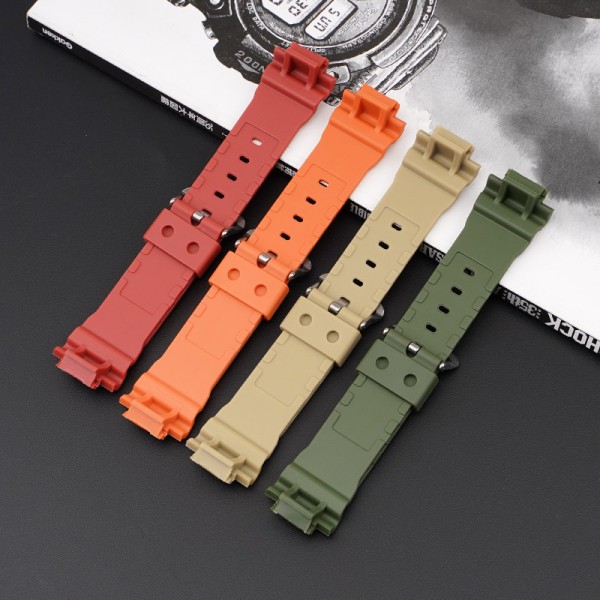 Ремінець для Casio G-Shock DW-5600/6900/G-5600/GW-M5610 Red Black