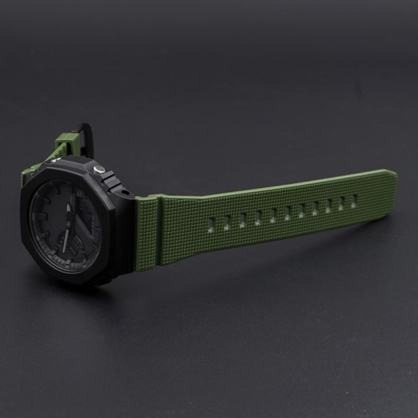 Ремінець для Casio G-Shock GM-2100 B Army Green BK