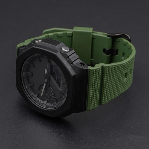 Ремінець для Casio G-Shock GM-2100 B Army Green BK