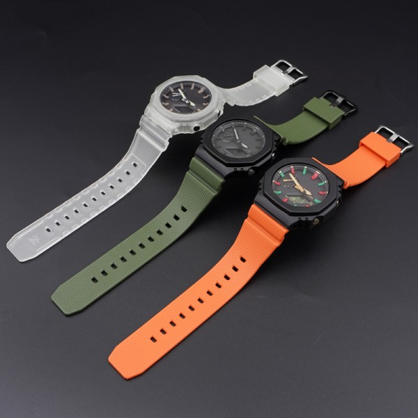 Ремінець для Casio G-Shock GM-2100 B Army Green BK