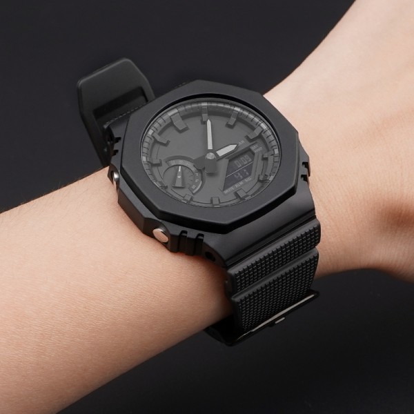 Ремінець для Casio G-Shock GM-2100 B Black BK