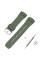 Ремінець для Casio G-Shock GM-2100 GA2100/2110 Army Green Silver