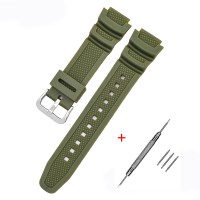Ремешок для Casio G-Shock AE-1000/1200 Army Green SI