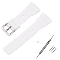 Ремешок для Casio G-Shock DW-5600 White-Glossy SI