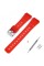 Ремінець для Casio F-91W Jelly Red SI