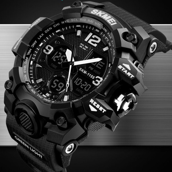 Годинник наручний Skmei 1155 Black