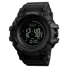 Годинник наручний Skmei 1358 Black Smart Watch Compass