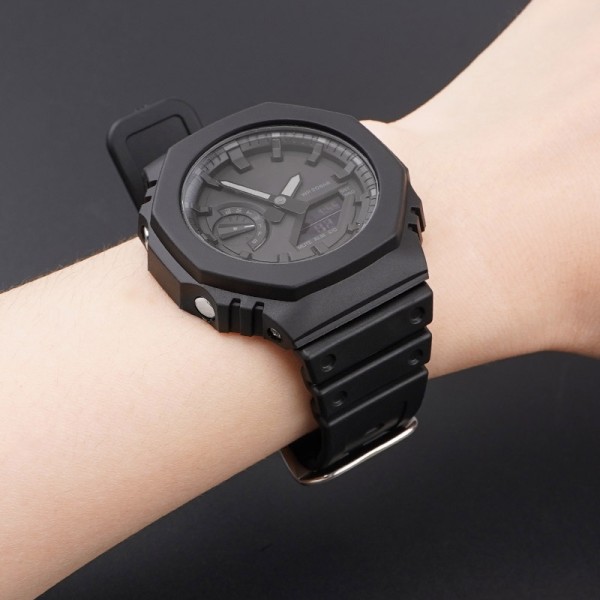 Ремінець для Casio G-Shock GA-2100/2110 Black SI