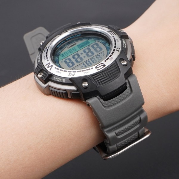Ремінець для Casio SGW-100 Gray SI