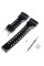Ремінець для Casio G-Shock GA-100/110 Black-Glossy SI