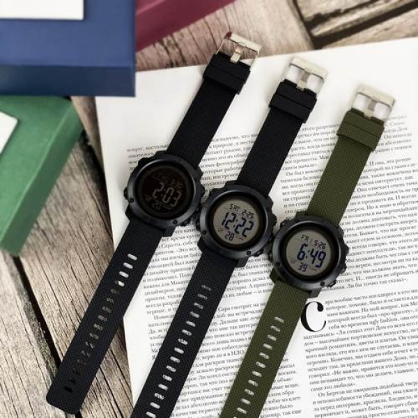 Годинник наручний Skmei 1426AGWT Army Green-White