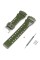 Ремінець для Casio G-Shock GA-100/110 Army Green-Glossy SI