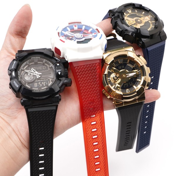 Ремінець для Casio G-Shock GA-100/110/120/200/400/700/710/800, GD-100/110/120, GAW-100G, GAL-100, LX