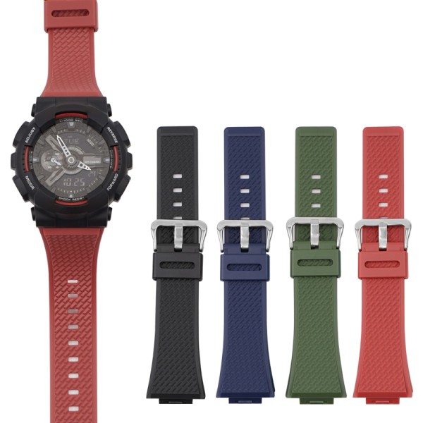 Ремінець для Casio G-Shock GA-100/110/120/200/400/700/710/800, GD-100/110/120, GAW-100G, GAL-100, LX