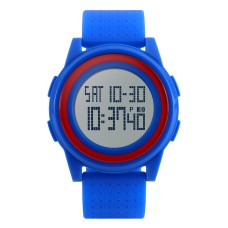 Годинник наручний Skmei 1206 Blue-Red
