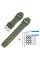 Ремінець для Casio G-Shock GW-A1000/GW-4000/GA-1000 Army Green Silver
